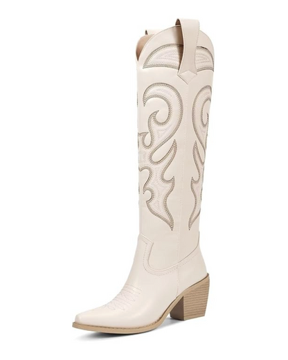 Wetkiss Side-Zip Western Boots