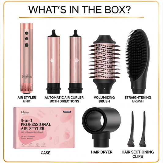 Brightup 5-in-One Hot Air Styler