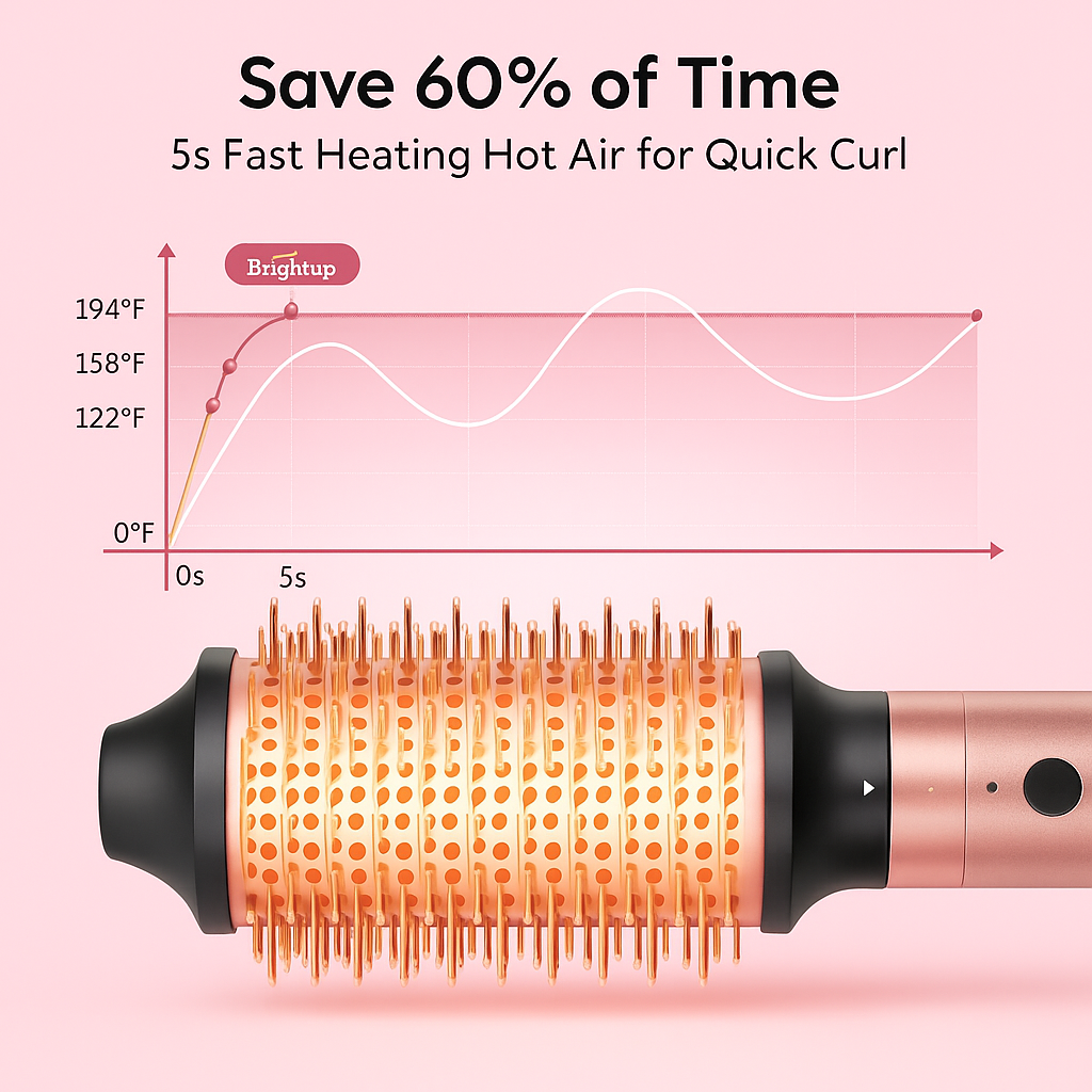 Brightup 5-in-One Hot Air Styler